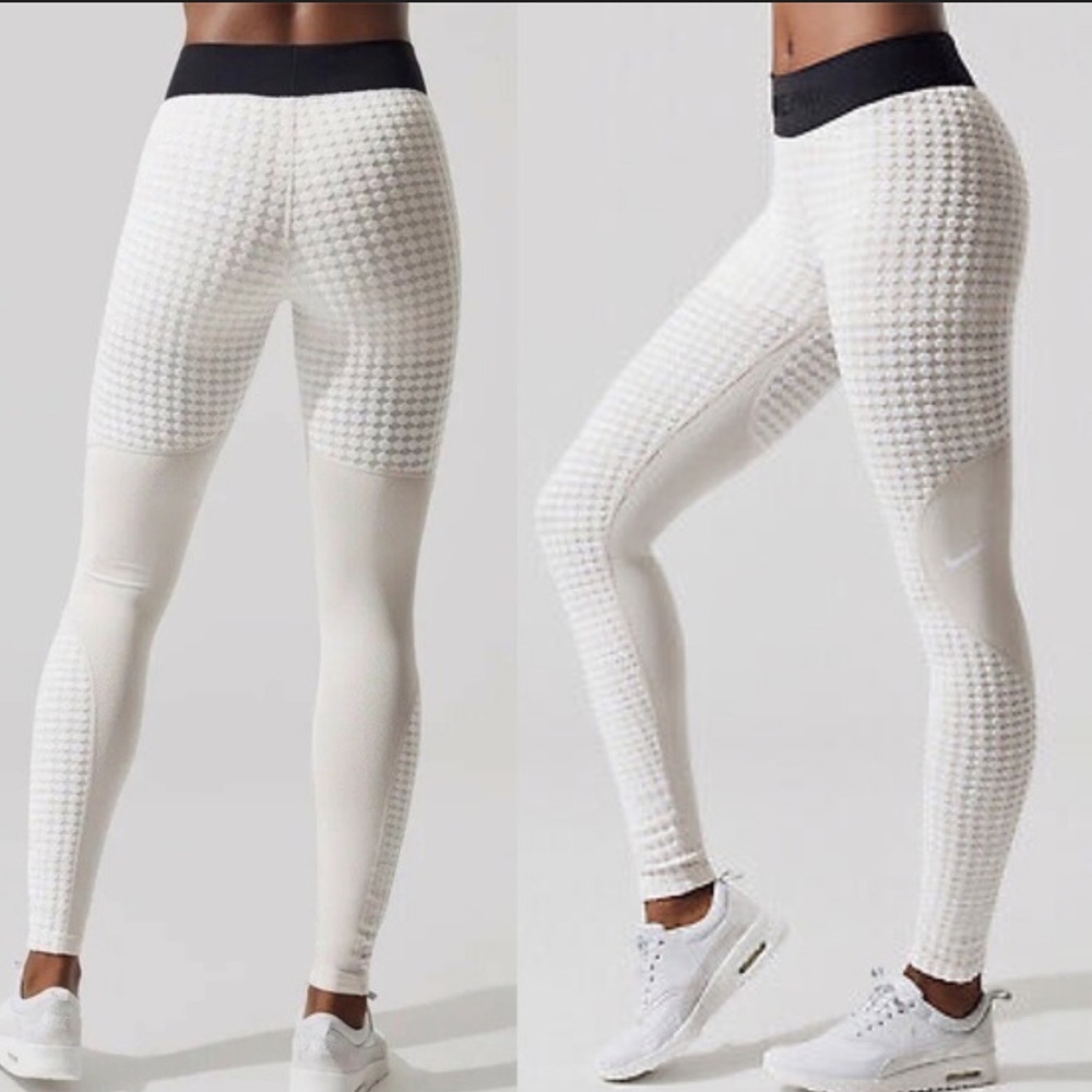 Nike Pro - Hyperwarm Textured Leggings - image 1